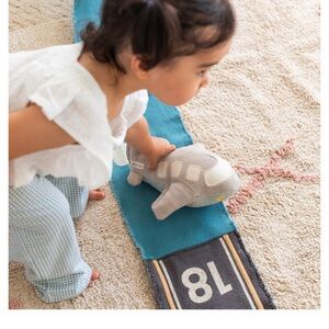 Beige Plush Plane Toy - Kids Stuffed Animal